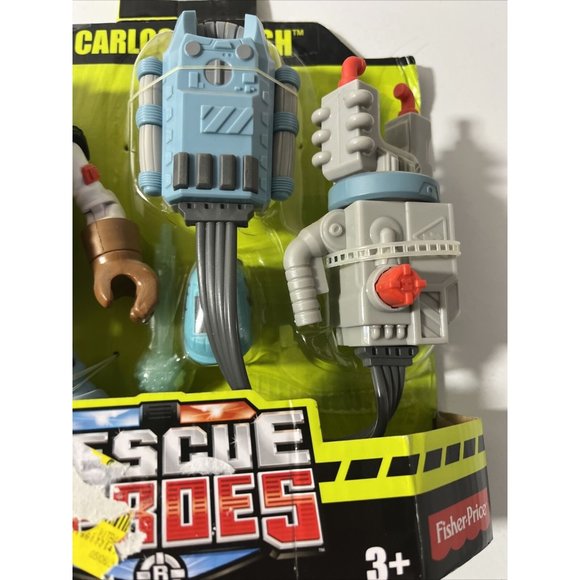 Fisher-Price Rescue Heroes Carlos Kitbash Cadet Action Figure New In Box 2019 - Picture 3 of 4
